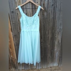 Vintage Chiffon Midi Nightgown/Slip / Dress
